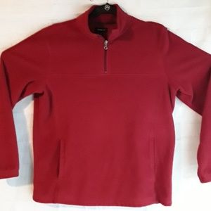 CROFT&BARROW MEN'S JERSEY 1/4 ZIPPER SIZE M